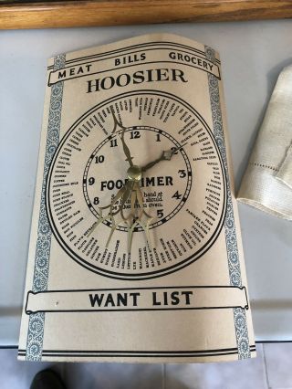 Antique Hoosier Cabinet With Tambour Doors And Flour Sifter Bin 12