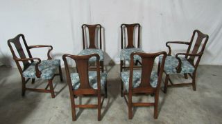 Set Kittinger Dining Room Chairs Mahogany Set Williamsburg