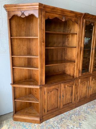ETHAN ALLEN Country French 6 pc Bookcase Display System 3