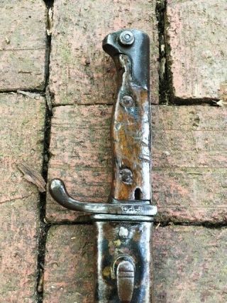 Antique Ottoman Dagger Bayonet from Canakkale Gallipoli Battle N Sword Yataghan 10