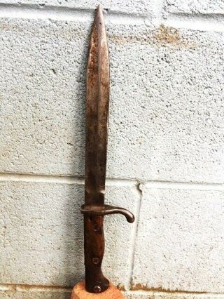 Antique Ottoman Dagger Bayonet from Canakkale Gallipoli Battle N Sword Yataghan 2