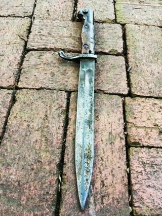 Antique Ottoman Dagger Bayonet from Canakkale Gallipoli Battle N Sword Yataghan 9