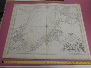 100 Sea Chart East Coast Flanders Holland Engr By Collins C1760 Vgc