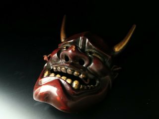 Japanese Handmade HANNYA mask noh kyougen kagura demon mask bugaku 10