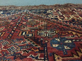 On Great Tribal Semi Antique Hand Knotted Rug Geometric Carpet 5x7 2567 6