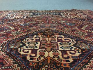 On Great Tribal Semi Antique Hand Knotted Rug Geometric Carpet 5x7 2567 7