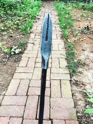 Antique Japanese Spear Edo Yari Samurai Halberd Not Sword Katana Wakizashi 10