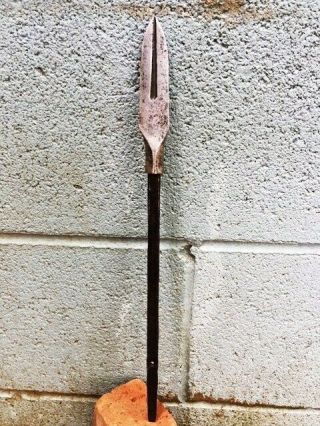 Antique Japanese Spear Edo Yari Samurai Halberd Not Sword Katana Wakizashi 12