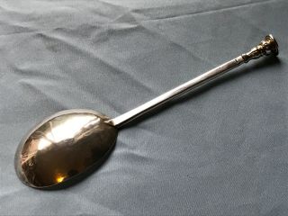 RARE STERLING SILVER 17th CENTURY SEAL TOP SPOON PROVINCIAL ENGLISH 8