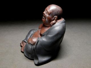 SIGNED HOTEI OKIMONO Statue Japanese Antique Vintage Artwork 2