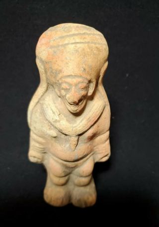 Pre - Columbian Jamacoaque Figure From Ecuador.  500 Ad.