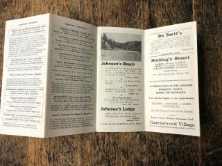 ORIG.  1946 MAP & BROCHURE TO RUSSIAN RIVER PLAY GROUNDS SONOMA COUNTY CALIFORNIA 7