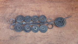 Celtic Spectacle Brooch,  Iron,  ca.  7.  - 1.  Century BC 2