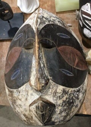 Rare Antique African Ibogo Tribal Mask