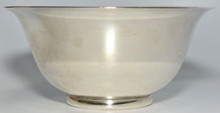 Allan Adler Americana Large Sterling Silver Paul Revere Bowl 303 Grams Gorgeous
