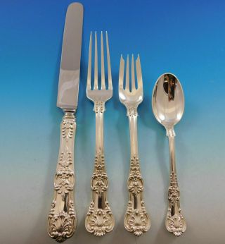 English King By Tiffany & Co.  Sterling Silver Dinner 4 - Piece Place Setting (s)