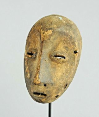 Bwami Lega Mask Heart - Shaped Congo African Tribal Art Gallery Belgium