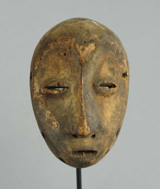 Bwami LEGA Mask heart - shaped Congo African Tribal Art Gallery Belgium 3