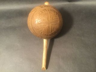 Antique Hopi Indian Gourd Rattle C 1920,  S