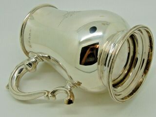 Antique Victorian Silver Pint mug / Tankard Exeter 1872 – Josiah Williams 306g 6