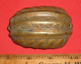 (3 ") Bronze Turtle Back/shield Gold Weight? Collectible Artifacts