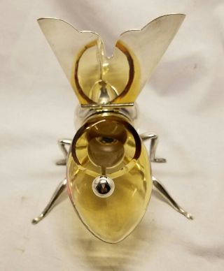 Mappin & Webb Bee Honey Jar AMBER with Spoon 4