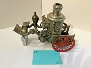 Vintage Toys,  Wilkins Kenton Hubley Ives,  Nickel - Plated Pumper