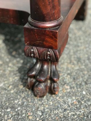 Antique Mahogany Empire Bathroom Vanity w Kohler Sink & California faucet 9