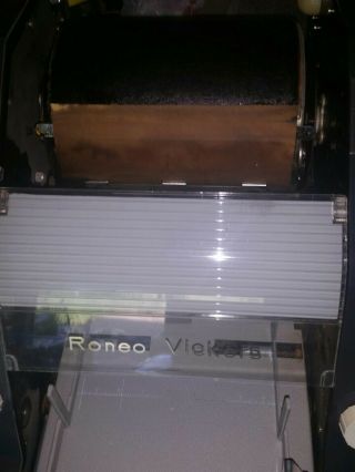 Vintage Roneo Vickers Stencil Duplicator Mimeograph (Very rare) 2