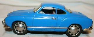 RARE 1959 KS Japan VOLKSWAGEN KARMAN GHIA Tin Friction Bandai Cragstan Toy Car 2