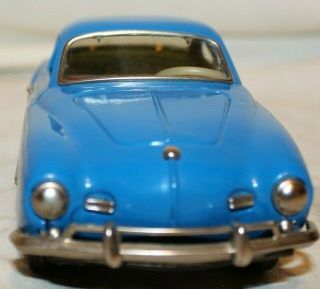 RARE 1959 KS Japan VOLKSWAGEN KARMAN GHIA Tin Friction Bandai Cragstan Toy Car 3