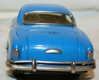 RARE 1959 KS Japan VOLKSWAGEN KARMAN GHIA Tin Friction Bandai Cragstan Toy Car 7