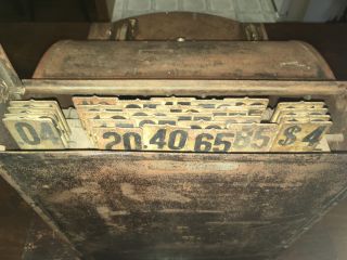 RARE ANTIQUE 1926 ST.  LOUIS CASH REGISTER MODEL 40 CHEESE CUTTER ser.  25126 8