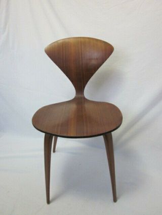 Mid - Century Plycraft Norman Cherner Walnut Plywood Chair - Authentic MCM Furniture 3
