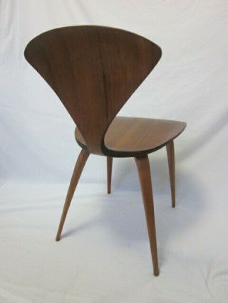 Mid - Century Plycraft Norman Cherner Walnut Plywood Chair - Authentic MCM Furniture 7