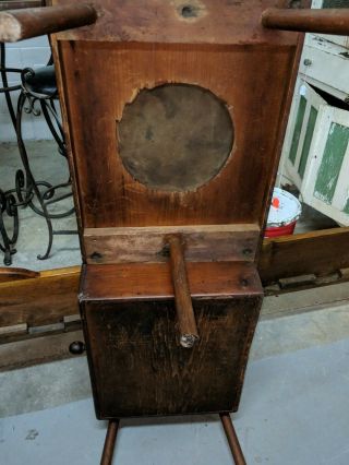 Vintage Cobblers Bench Table Solid Wood Colonial 40” 7