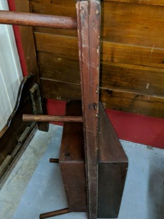 Vintage Cobblers Bench Table Solid Wood Colonial 40” 8