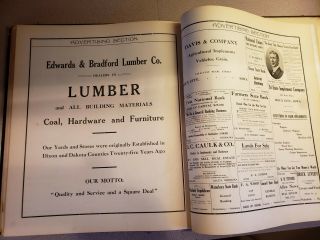 Standard Atlas of Dixon & Dakota Counties Nebraska.  1911.  140 pgs complete 3 maps 8