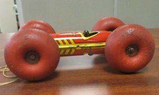 Vintage MARX TIN LITHO BOUNCING BENNY THE SAFETY CAR w/ORIGINAL BOX 2