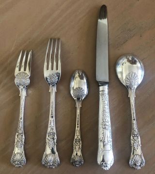 COBURG STERLING SILVER 60 pc.  Flatware Dinner Service for 12 CJ Vander Ltd. 4