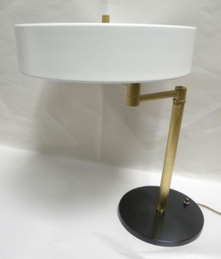 Vtg Modern Eames Era Laurel Swing Arm Desk Task Accent Table Lamp Light (a45)