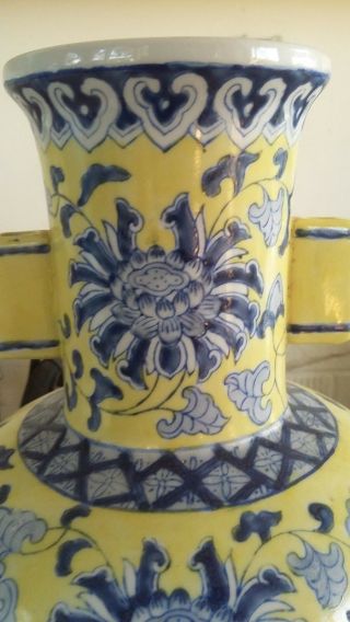 Antique Chinese Republic Famille Porcelain 12 " Vase - Jardiniere - Jar - Urn