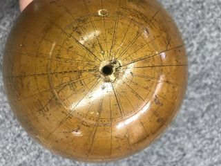 Antique 1880’s A.  H.  Andrews 6” Globe With Stand 6