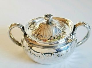 Exceptional 19C Tiffany &Co Sterling Silver Coffee/Tea Set Service Case 7