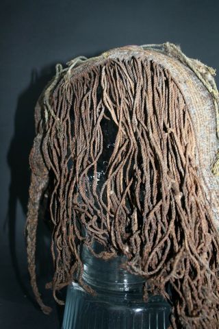 African Art,  DAN,  woodden mask with headdress,  Ivory Coast,  Man 6