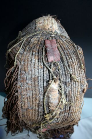 African Art,  DAN,  woodden mask with headdress,  Ivory Coast,  Man 7
