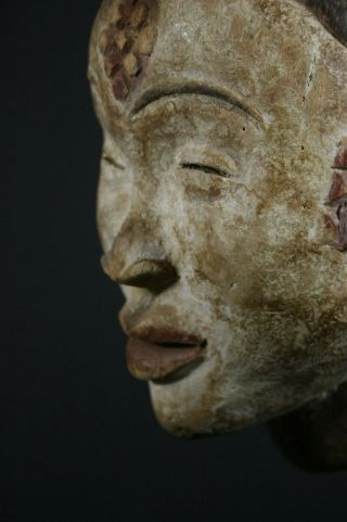 African Okuyi Funeral Face Mask - Punu - Gabon,  Tribal Art,  African Art