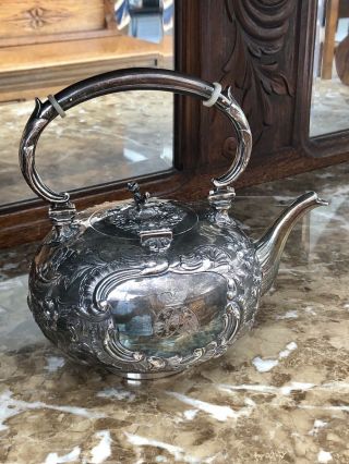 Wollenweber.  800 Silver Teapot 704grms