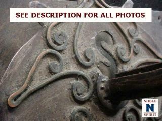 NobleSpirit (3970) Mysterious 18th Century Large Cast - Iron Door Latch 2