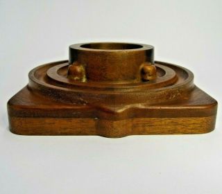 MAHOGANY FOUNDRY CASTING PATTERN SAND MOLD INDUSTRIAL WOOD SCULPTURE ART C810 4